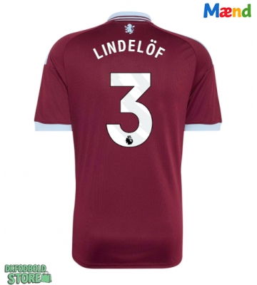 Aston Villa Victor Lindelof #3 Replika Hjemmebanetrøje 2026-27 Kortærmet